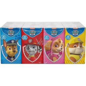 Paw Patrol Tlapková patrola Papírové kapesníky 3 vrstvé 8 x 10 kusů