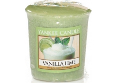 Yankee Candle Vanilla Lime - Vanilka s limetkou vonná svíčka votivní 49 g