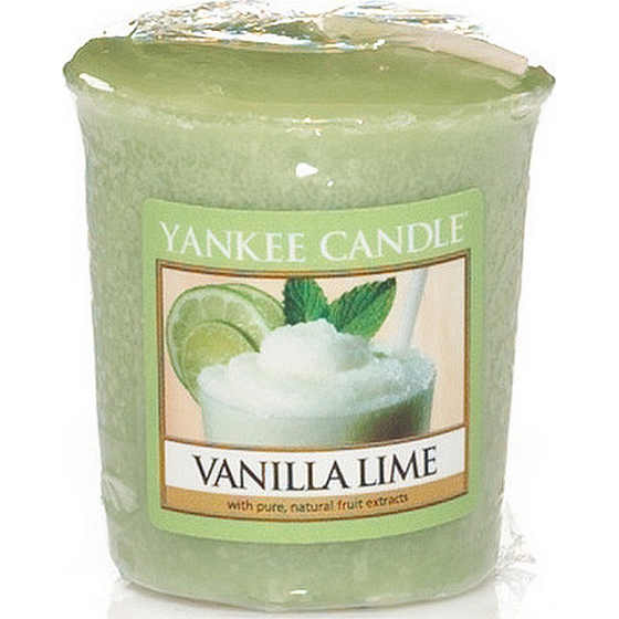 Yankee Candle Vanilla Lime - Vanilka s limetkou vonná svíčka votivní 49 g
