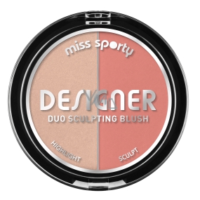 Miss Sporty Designer Duo Sculpting Blush tvářenka 100 9 g