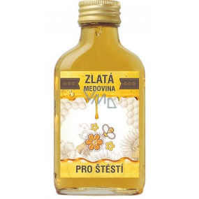 Bohemia Gifts Zlatá medovina 18% Pro štěstí 100 ml