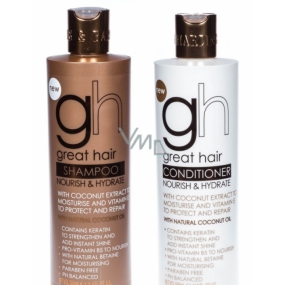 Baylis & Harding Kokosový olej hydratační šampon na vlasy 500 ml + kondicionér 500 ml, kosmetická sada