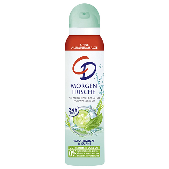 CD Wasserminze a Curke - Máta a Okurka tělový deodorant sprej pro ženy 150 ml