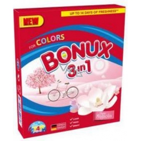 Bonux Color Magnolia 3v1 prací prášek na barevné prádlo 4 dávky 300 g