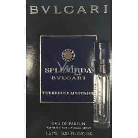 Bvlgari Splendida Tubereuse Mystique parfémovaná voda pro ženy 1,5 ml s rozprašovačem, vialka