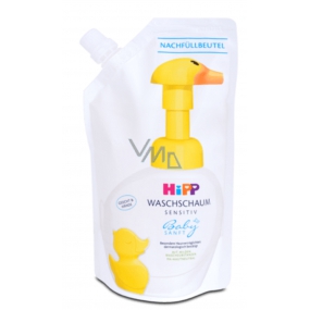 HiPP Babysanft Kachna pěna na mytí náhradní náplň pro děti 250 ml