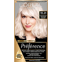 L'oreal Paris Préférence barva na vlasy, Stockholm, velmi světlá perlová blond 10.21