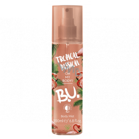 B.U. Tropical Passion Body Mist parfémovaný tělový sprej pro ženy 200 ml