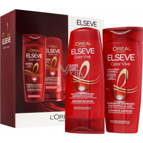 Loreal Paris Elseve Color Vive šampon na barvené vlasy 250 ml + balzám na vlasy 200 ml, kosmetická sada