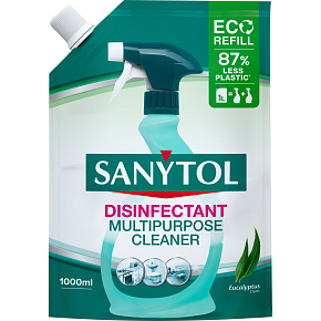 Sanytol náplň dezinfekční univerzální čisticí prostředek, eukalyptus 1 l Sanytol náplň dezinfekční univerzální čisticí prostředek, eukalyptus 1 l