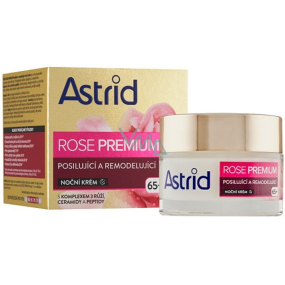 Astrid Rose Premium 65+ posilující a remodelující noční krém pro velmi zralou pleť 50 ml