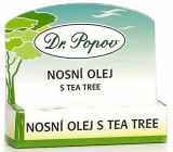 Dr. Popov Tea Tree Nosní olej roll-on na uvolnění dýchacích cest 6 ml