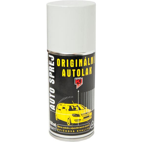 Kwasny Auto-K Color Škoda, originální autolak ve spreji, 1000 bílá lesk, 150 ml