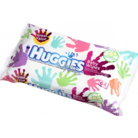 Huggies Baby Wipes Vlhčené ubrousky pro děti 64 kusů
