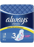 Always Classic Night hygienické vložky s křidélky 8 kusů