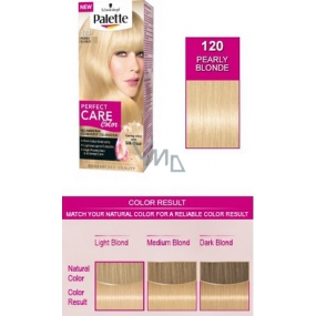 Schwarzkopf Palette Perfect Color Care barva na vlasy 120 Perleťově plavý