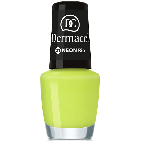 Dermacol Neon Polish Neonový lak na nehty 21 Rio 5 ml