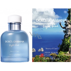 Dolce & Gabbana Light Blue Beauty of Capri toaletní voda pro muže 125 ml