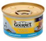 Gourmet Gold Cat Tuňák konzerva pro dospělé kočky 85 g