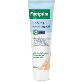 Footprim Chladivý gel na chodidla a nohy z listnatce ostnitého, máty peprné a levandulovým olejem 100 ml