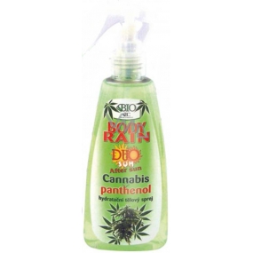 Bione Cosmetics Duo Sun Rain Cannabis + Panthenol tělový hydratační sprej po opalování 260 ml