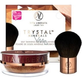 Vita Liberata Trystal Minerals Powder Samoopalovací minerální exkluzivní pudr s matujícím efektem 02 Bronze 9 g