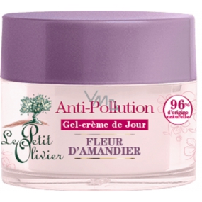 Le Petit Olivier Mandlový květ denní pleťový gelový krém pro citlivou pleť 50 ml