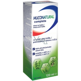 Muconatural Complete sirup proti kašli 120 ml