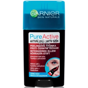 Garnier Pure Active Charcoal Aktivní uhlí peelingová tyčinka proti černým tečkám 50 ml