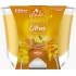 Glade Maxi Sparkling Citrus Sunrise s vůní citronu, kardamomu a zázvoru vonná svíčka ve skle, doba hoření až 52 hodin 224 g