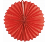 Lampion kulatý červený 25 cm