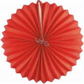 Lampion kulatý červený 25 cm