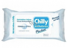 Chilly Antibakteriální ubrousky na intimní hygienu 12 kusů