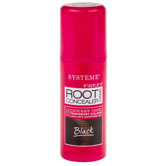 Systeme Root Concealer Sprej na krytí šedin-odrostů Černá 75 ml