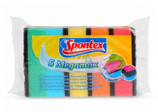 Spontex Megamax houbičky na nádobí 5 kusů