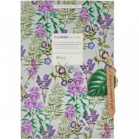 Heathcote & Ivory Flower Blooms Lavender Garden parfémovaný papír 5 archů