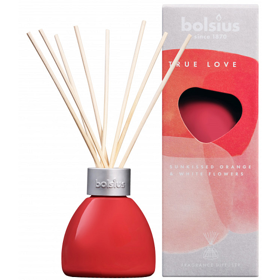 Bolsius True Love vonná stébla aroma difuzér 45 ml