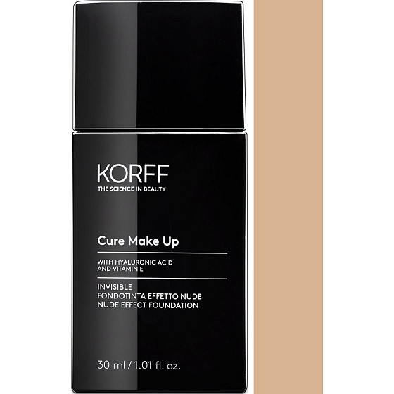 Korff Cure Make Up Invisible Nude Effect Foundation neviditelný make-up 02 Almond 30 ml