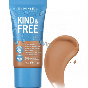 Rimmel London Kind & Free hydratační make-up 201 Classic Beige 30 ml