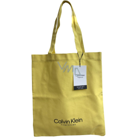 Calvin Klein Euphoria plátěná taška žlutá 37 x 43 cm