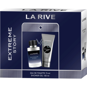 La Rive Extreme Story toaletní voda 100 ml + sprchový gel 100 ml, dárková sada pro muže