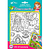 Ditipo Samolepky k vybarvení Princezničky 175 x 210 mm 6 kusů