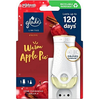 Glade osvěžovač vzduchu Electric Warm Apple Pie, 1 + 20 ml