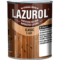 Lazurol Classic S1023 tenkovrstvá lazura na dřevo s obsahem olejů, 0025 sipo, 750 ml