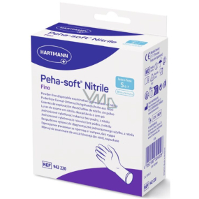 Hartmann Peha-soft Fino Nitrilové rukavice jednorázové S 10 kusů
