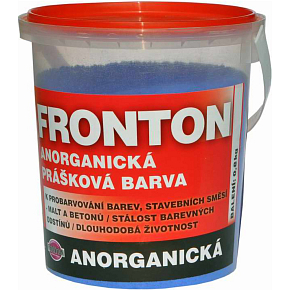 Fronton prášková barva do stavebních směsí malt a betonů, 0452 modrá, 800 g