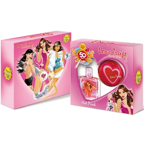 Chupa Chups Hot pink toaletní voda 75 ml + peněženka, dárková sada