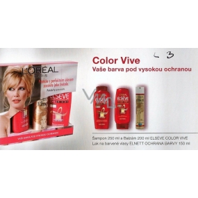 Loreal Paris Elseve Color Vive Vaše barva pod vysokou ochranou, kosmetická sada