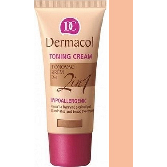 Dermacol Toning Cream 2v1 make-up Ecru 30 ml