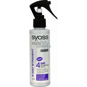 Syoss 4 Day Straight narovnávací sprej pro rovné vlasy pod kontrolou 150 ml